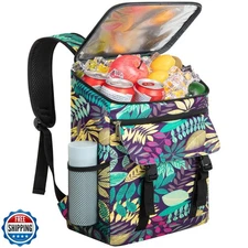 Cooler Backpack Soft Insulated Leak Proof 30 Cans Insulated Backp