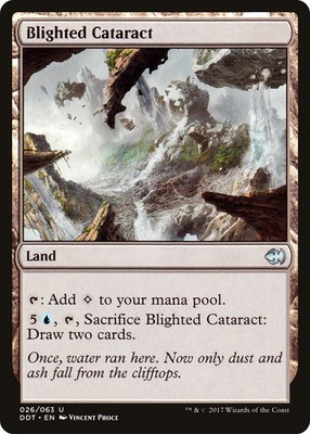 Blighted Cataract [Duel Decks: Merfolk vs. Goblins] Magic MTG