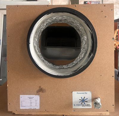Ventilator Isobox Lüfterkiste 3000 m³/h schallisoliert Beveja S-vent 9-9-1400 /B