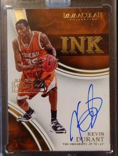 1/1 One of One 2016 Auto Kevin Durant Texas Jersey Immaculate Ink Autograph Mint