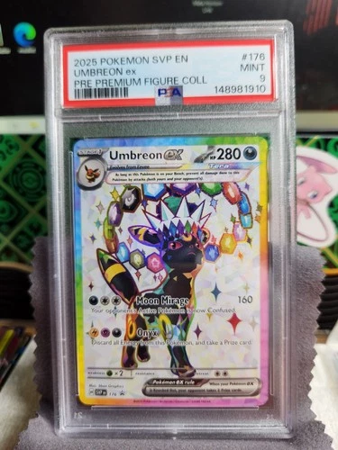 Pokémon TCG Umbreon ex SVP176 Scarlet & Violet Promo Holo EX 280HP PSA 9 English
