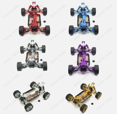 For WLtoys 1/14 144010 144002 144001 rc car Alloy Body Chassis Frame Assembled