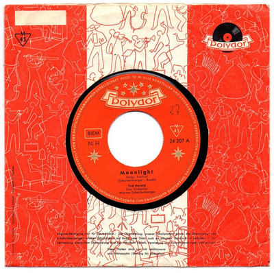 Ted Herold - Moonlight / 1 : 0 (Wild One) / Single von 1960