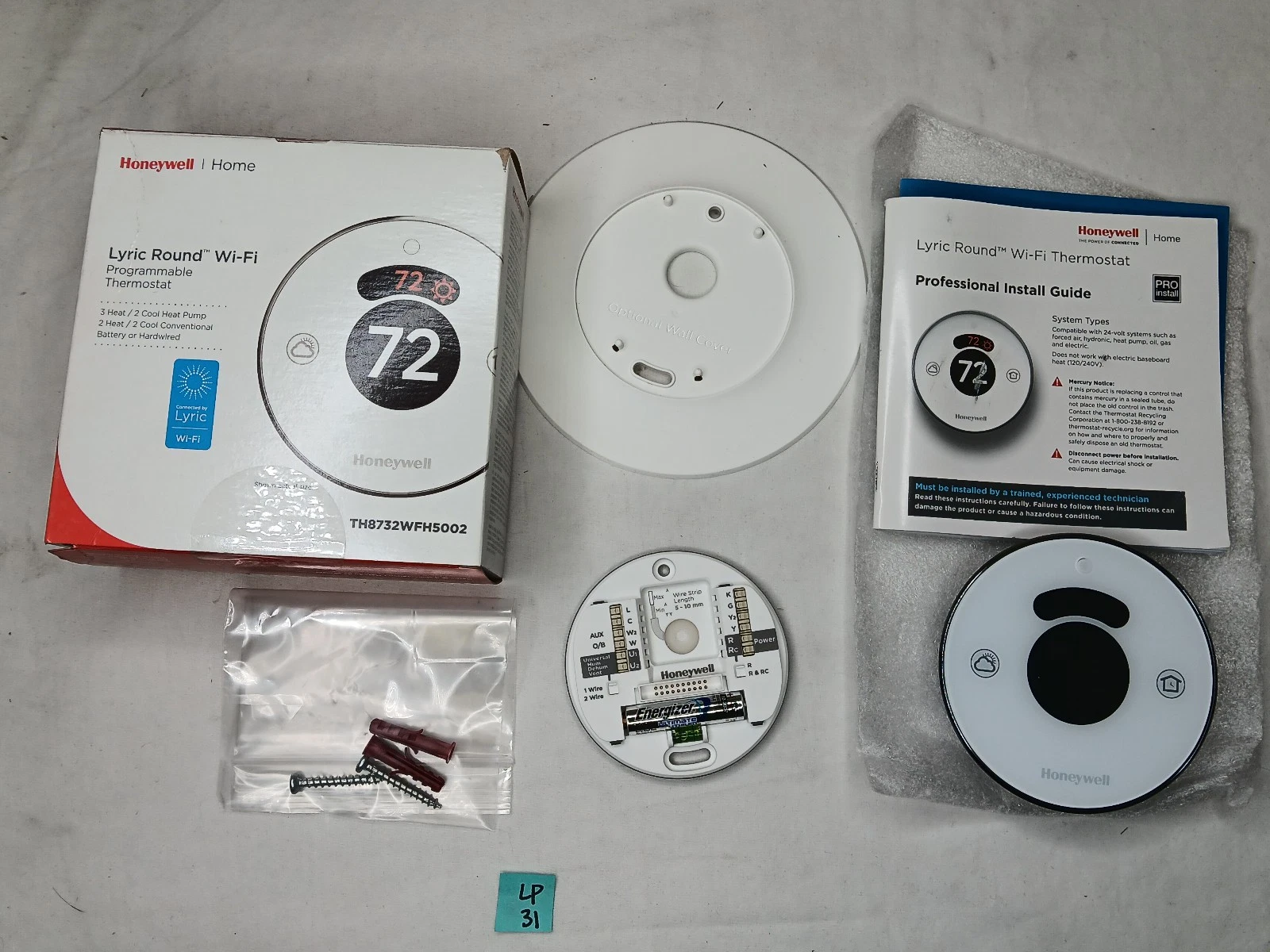 Honeywell Smart Programmable Thermostat TH8732WFH5002
