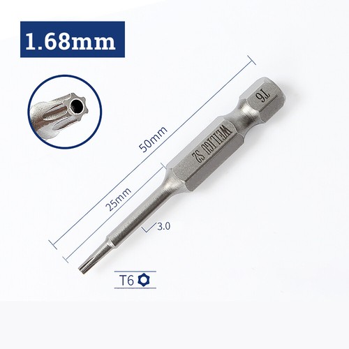 Torx Star Security Bit Set Screwdriver Power Drive with Hole Tamperproof T5 -T50 - Picture 13 of 68