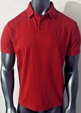 New Armani Exchange Mens Polo Shirt With Raised Signature Logo