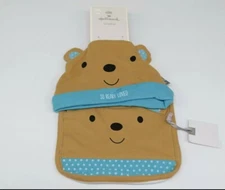 New Born Hallmark Animal Hat & Bib Set 0 - 3 Months Old Baby