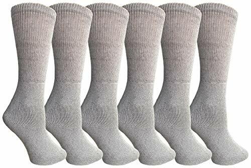 12 Pairs Women's Cotton Diabetic Non-Binding Crew Socks - Size 9-11 White - Bild 26 von 47