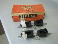 Vintage ZIPEES ice skates with original box Beginners Adjustable 7" to 7 1/2"