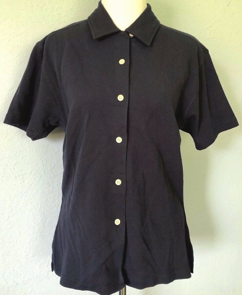 M** jockey 100% cotton jersey shirt 52380 ladies navy top tee t