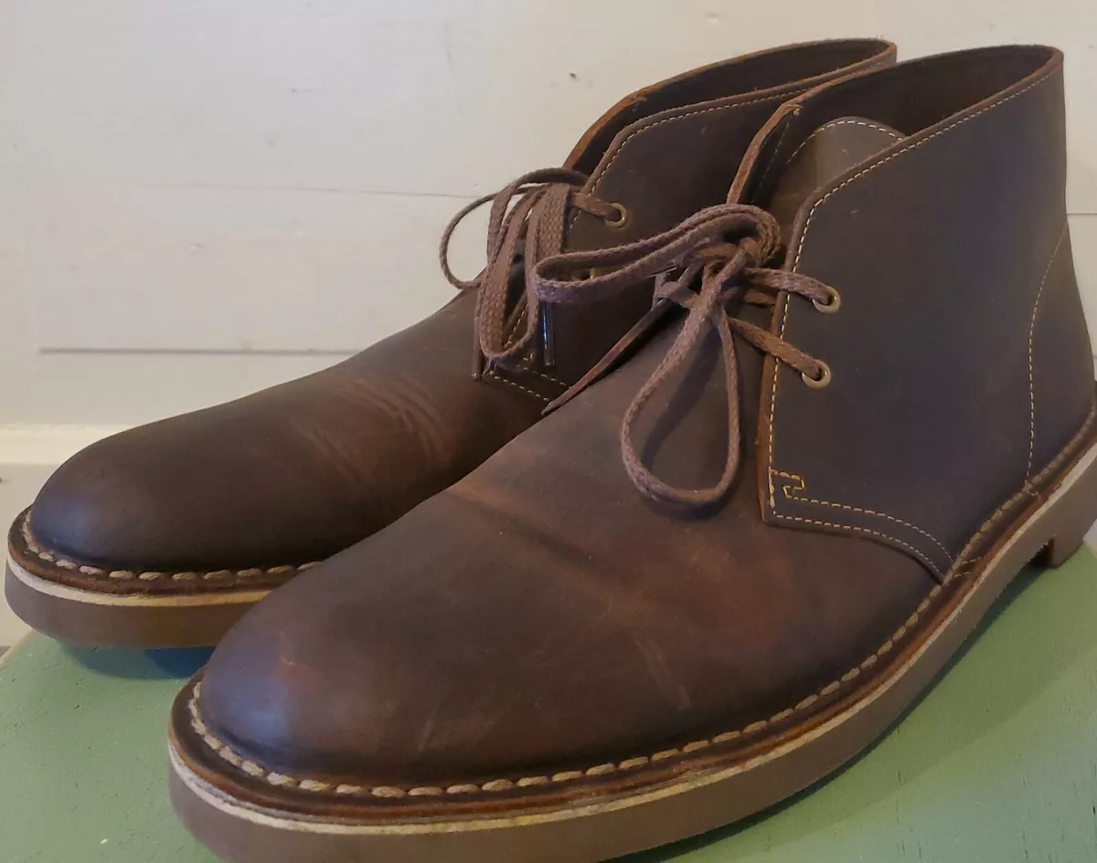 Men s Clarks Originals Leather Desert Chukka Boots Loafers Sz 12
