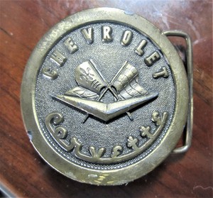 corvette belt buckle