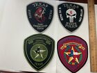 Texas Department Of Public Safety Highway Patrol patch set 4 pieces all new