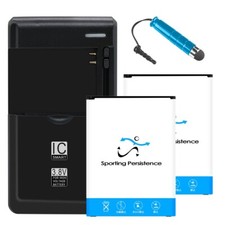 Sporting 2x 4670mAh Battery Universal Home Charger Touch Pen for LG Stylo 3 M430