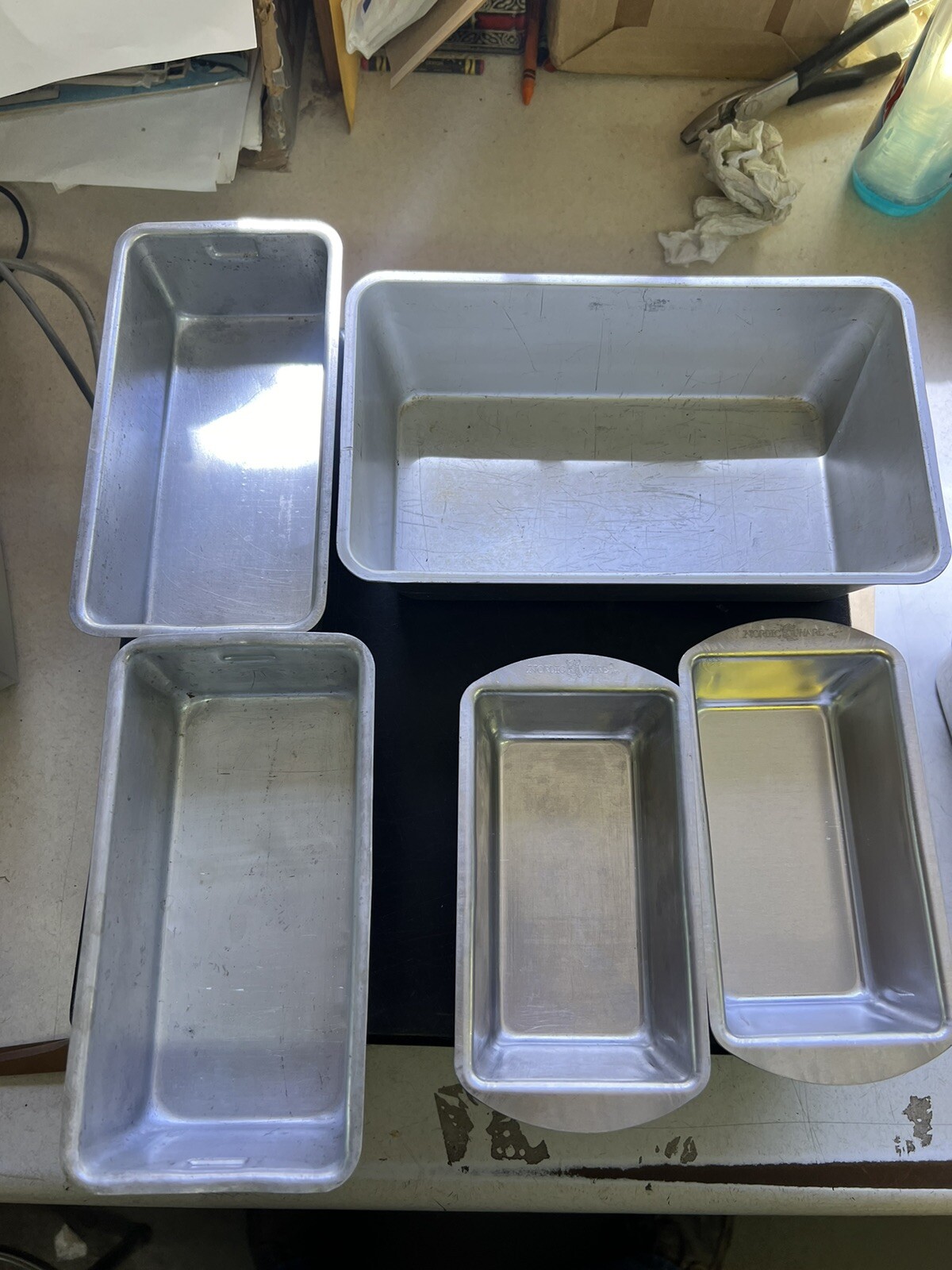 Vintage Aluminum Bread Pan Lot Nordic Ware Mirro Comet West Bend eBay
