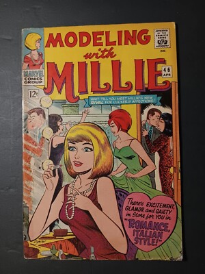 1966 MODELING WITH MILLIE #46 STAN LEE SILVER AGE GOOD GIRL COMIC BOOK NICE!