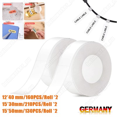 Wasserdichtes Klebeetiketten-Aufkleberpapier für NIIMBOT D110/D11/D101 Printers