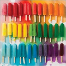 New Sealed Box Galison 500 Piece Popcicle Jigsaw Puzzle
