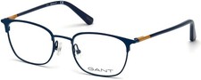GANT GA 3130 Matte Blue 091 Metal Optical Eyeglasses Frame 50-19-140 3130 RX