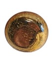 Vintage Gold Crackle Glass Perfume Bottle, Atomizer Type — photo 5