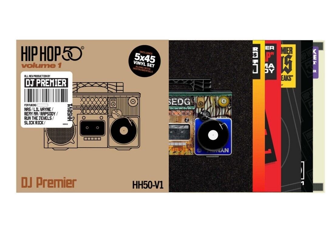 NEW & SEALED - DJ Premier: Hip Hop 50 COLOR VINYL 7