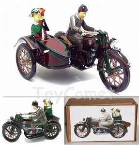MS804-Motorcycle-with-Passenger-in-Sidecar-Retro-Clockwork-Wind-Up-Tin-Toy-w-Box