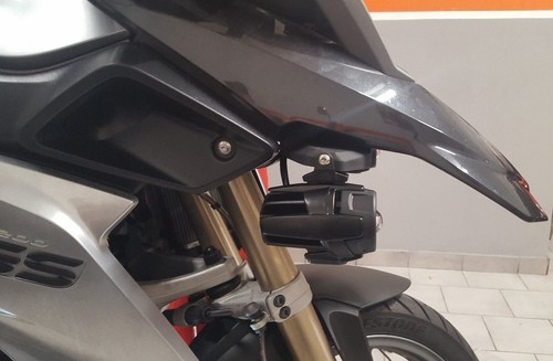 2 MOTORRAD LED SCHEINWERFER ZUGELASSEN + KABELBAUM KOMPLETT BMW GS1200 LC1200 - Bild 4 von 6