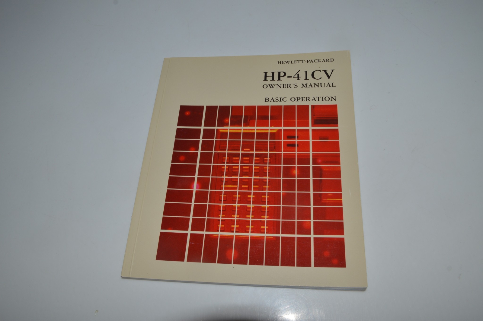 *CF* HEWLETT PACKARD HP 41CV CALCULATOR OWNERS MANUAL BASIC OPERATION