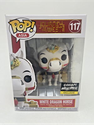 Funko Pop Asia Journey To The West 117 White Dragon Horse Vinyl Figure Gohapy Ex