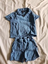 100 Cotton DKNY Kids Blue Outfit Set Size 4