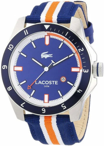 Lacoste Nylon Stainless Steel Case Wristwatches