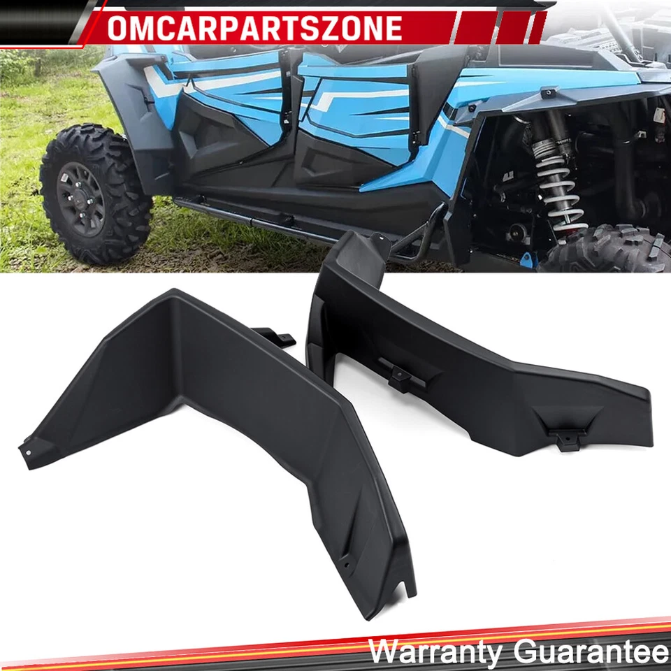 Guardabarros de 8,5" de ancho mejorado para Polaris 2014+ RZR S/XP 1000 4 900 TURBO Foto 2 de 4