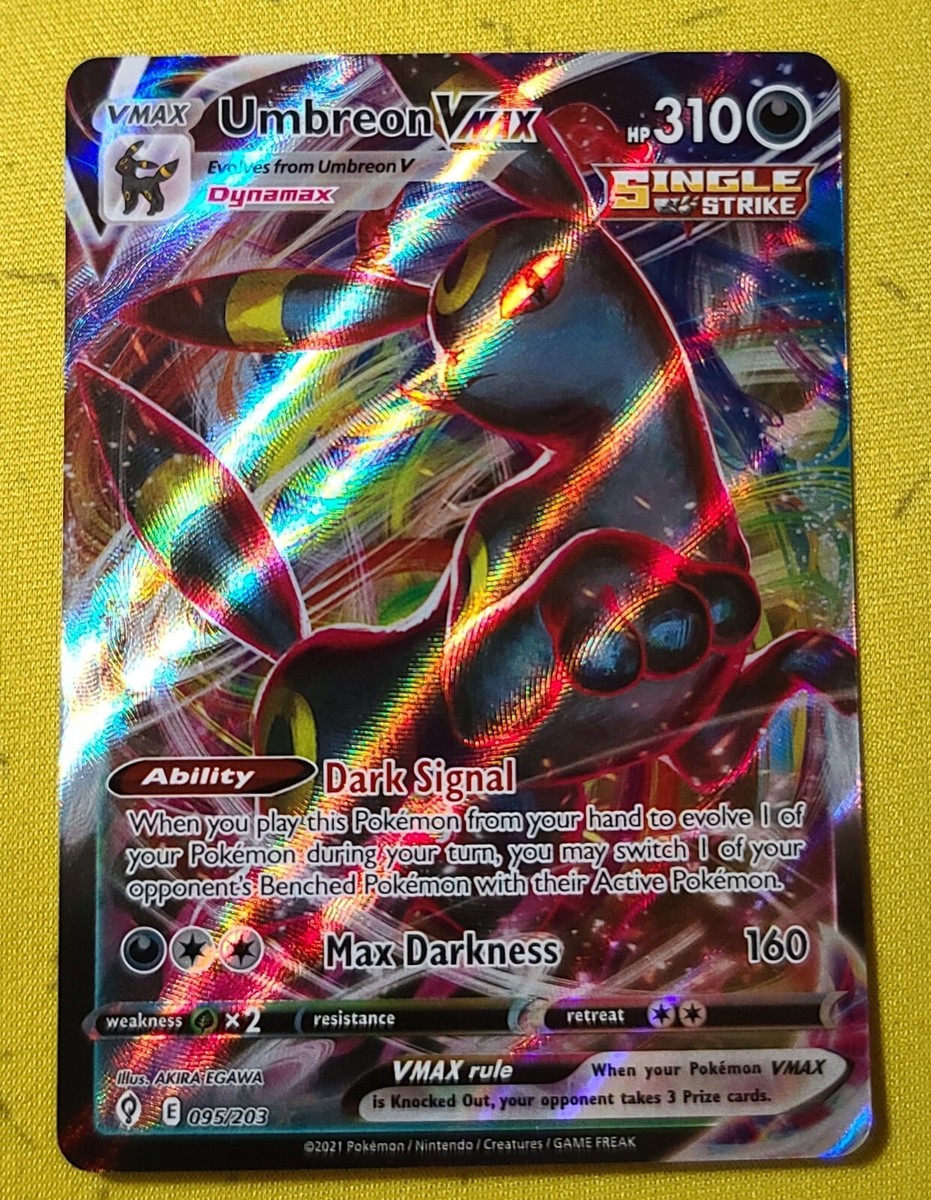 Umbreon VMAX Evolving Skies シークレットレア Pokemon Evolving Skies 095/203 Umbreon VMAX Full Art Ultra