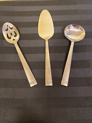 pfaltzgraff Stainless Steel Set Of 3 Serving Utensils