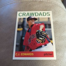 CJ Edwards Rookie 2013 Topps Heritage Minor League TORONTO BLUE JAYS