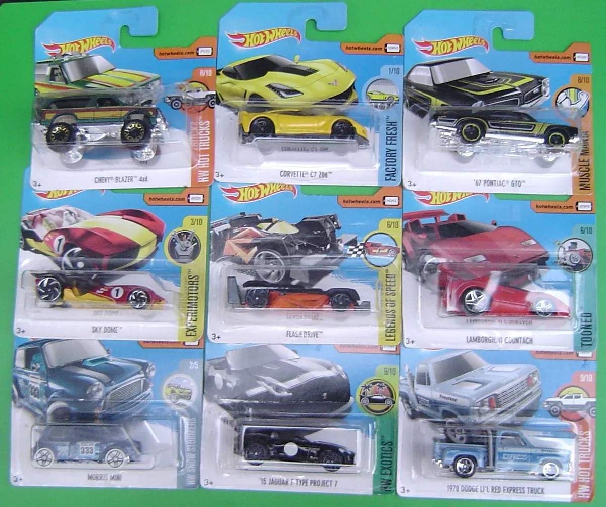 2017 Short Card Hot Wheels Cars Choose the one you Want eBay