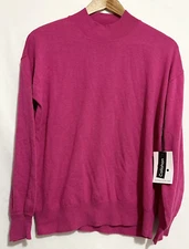 Callahan Revolve Knitwear Sweater Women’s Size Small Mock Neck Wool Angora Blend