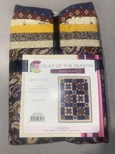 Quilt of the Season Kit Falling Stars 48"x66" Finished Size 6 Yards Fabric Instr