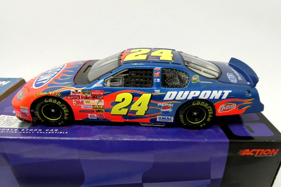 Du Pont Motor Sports No. Coche Stock 24 Acción Escala 1:24 Edición Limitada Jeff Gordon Foto 3 de 4