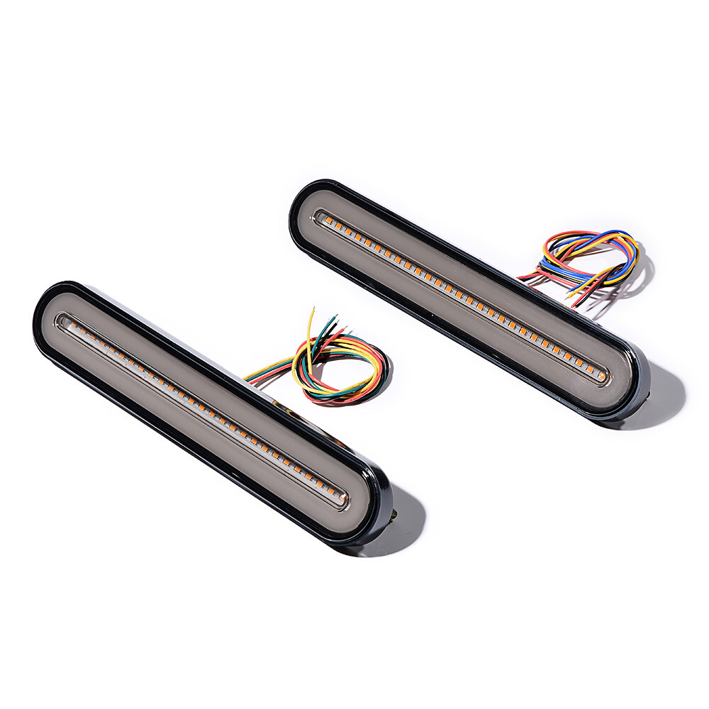 Pair For Harley Davidson Dual Rear Fender/Bagger Vertical Mount