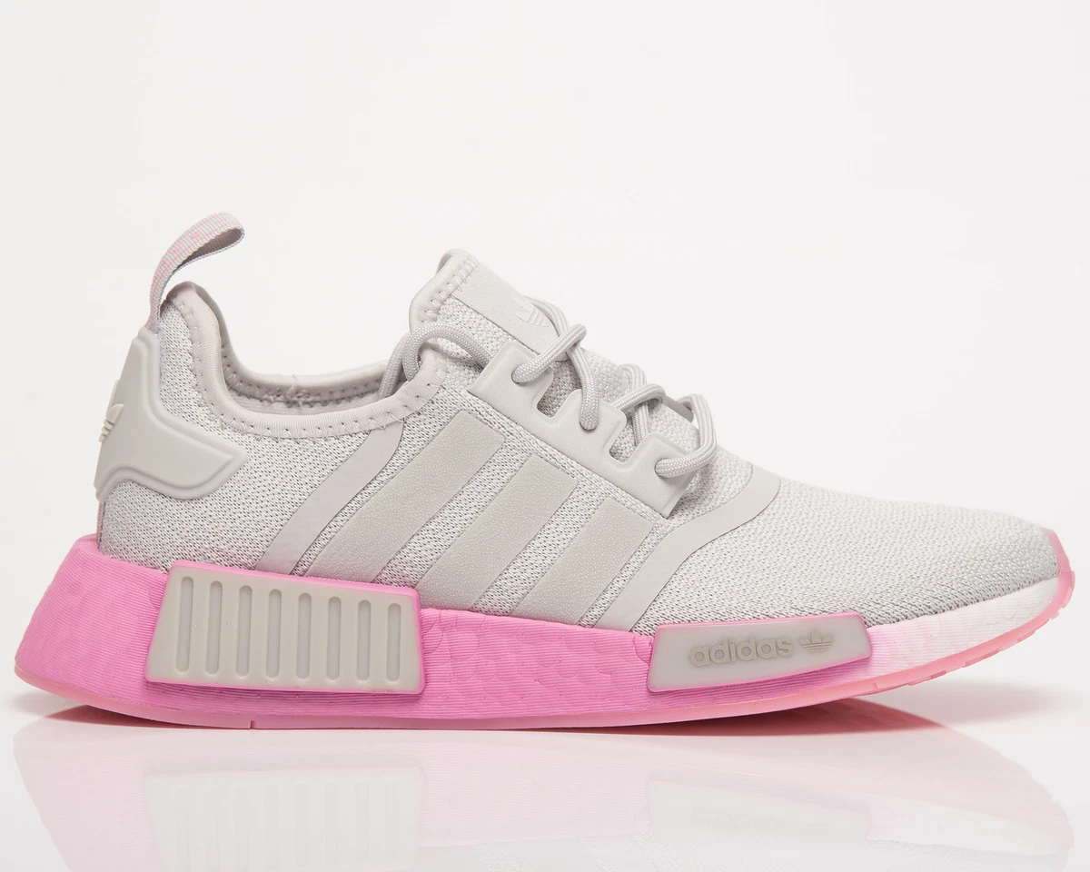 Grey and shop pink nmds women's