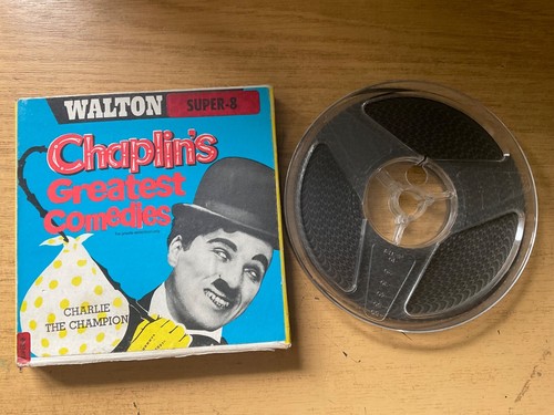 Super 8 silent 1X200 CHARLIE THE CHAMPION. Charlie Chaplin comedy classic.