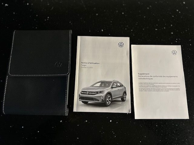 Notice Taigo Volkswagen 2021-2025 Manuel d'Utilisation avec Pochette Noire