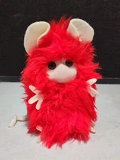 1974 Dakin Plush BIG RED FURRY MOUSE Pillow Pets 6"
