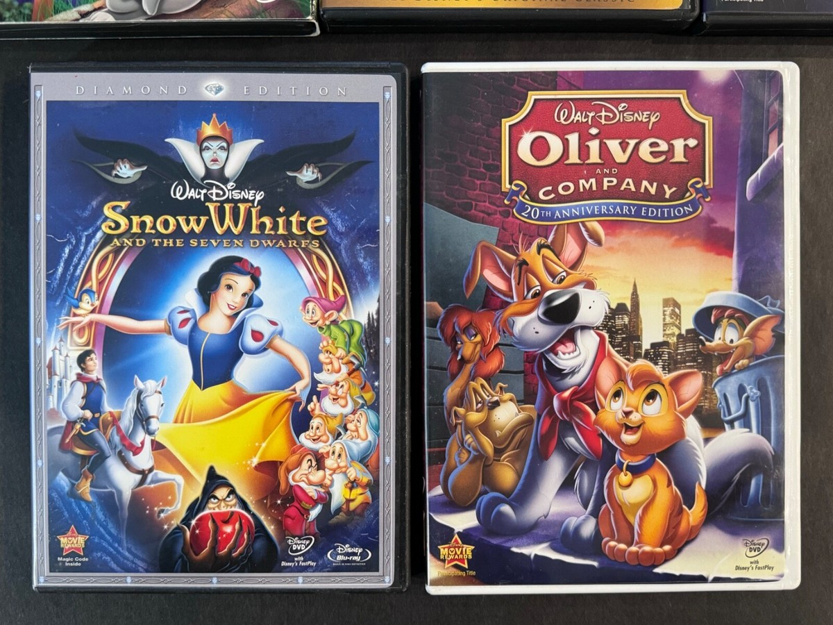 Eight Disney Platinum Edition DVD Lot + Diamond & 20th Anniversary 