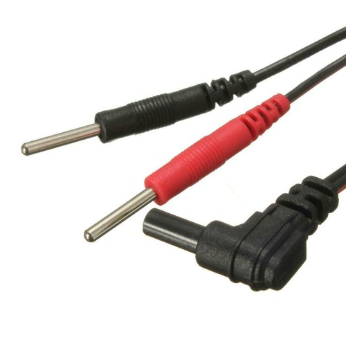4 cables de plomo de unidad TENS PARA INTENSIDAD 10 2500 3000 7000 EMS 7500 TWIN STIM 2 pares - Imagen 2 de 5