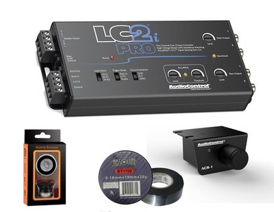AudioControl LC2i PRO 2-channel line output converter+ Electrical Tape+ Phone