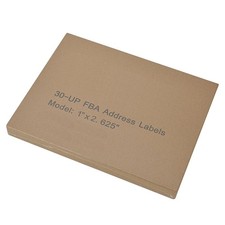 1 x 2 5/8 30000 Address Blank Labels Laser InkJet Mailing Adhesive 2.625" x 1"
