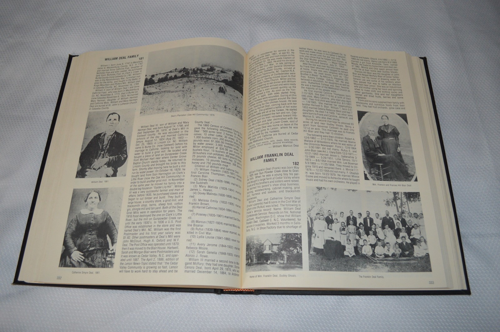 THE HERITAGE OF CALDWELL COUNTY ~ NORTH CAROLINA ~ VOLUME I ~ 1983 ~ BK-01