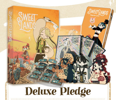 Sweet Lands Deluxe Pledge *NEW* + Upgrade Pack + stretch goals + FREE SHIPPING